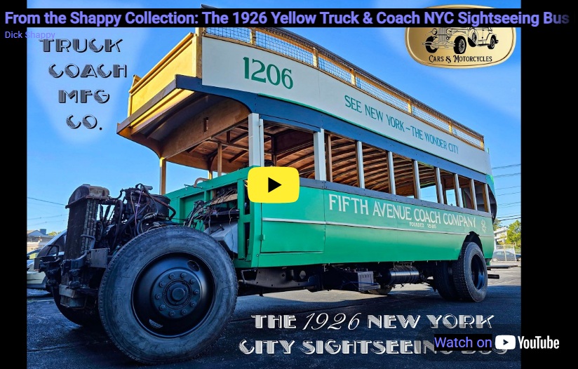 The 1926 Yellow Truck & Coach NYC Sightseeing Bus Restoration Project